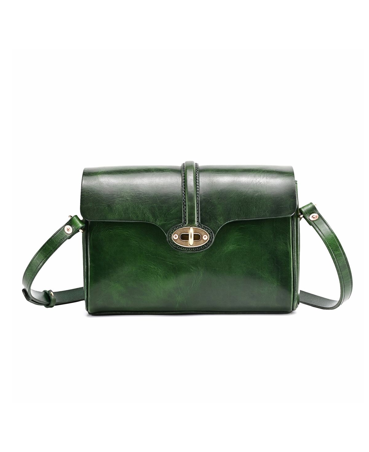 Laurel Vintage Crossbody Bag - Maroon