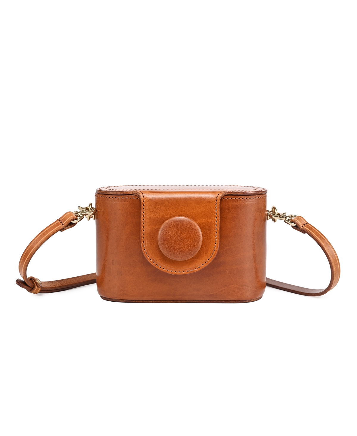 Old Trend Begonia Vintage Case Crossbody Bag In Caramel