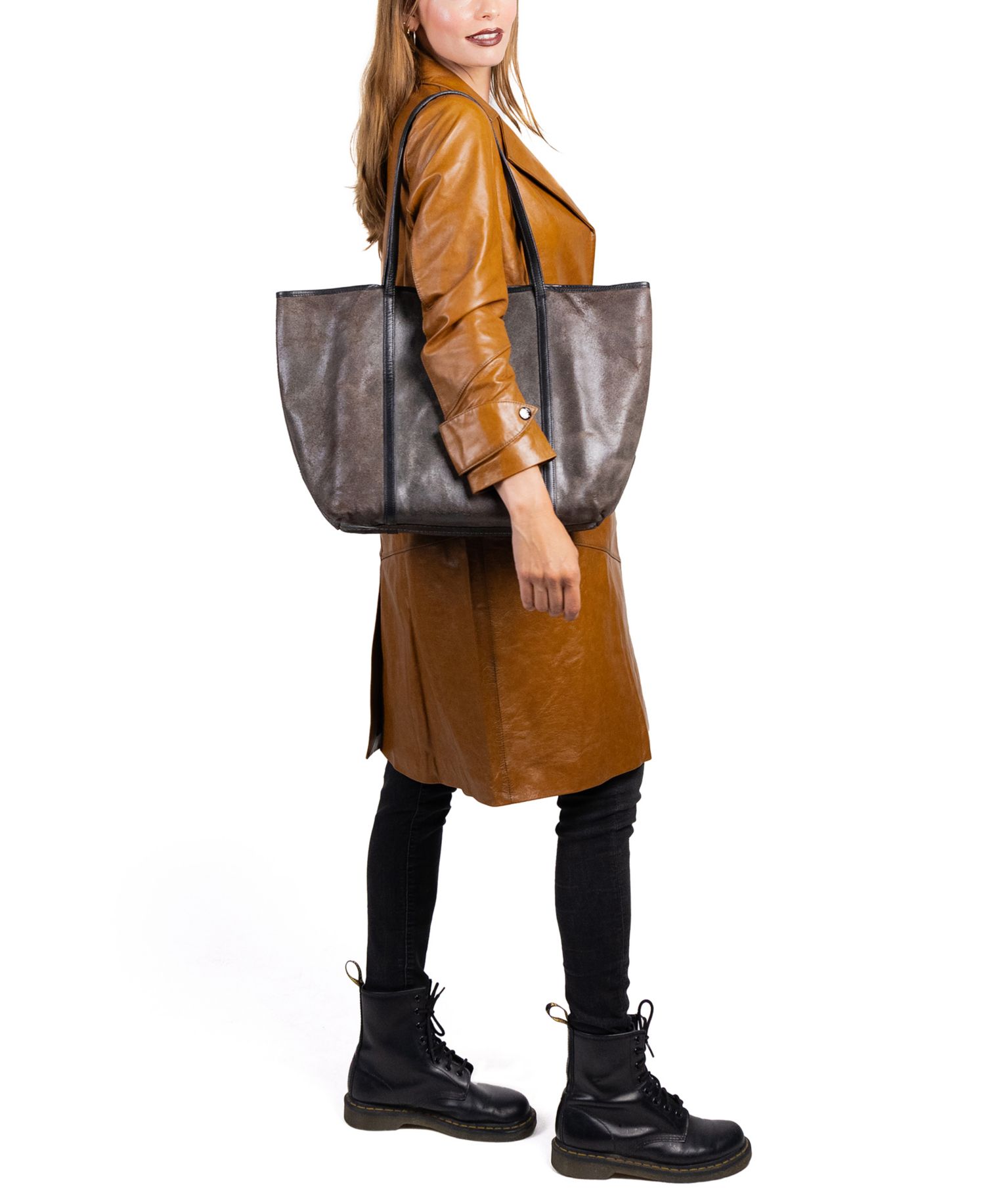 Alder Large Leather Tote Bag