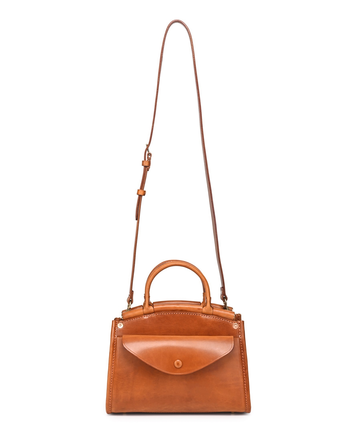 Shop Old Trend Laurel Vintage Satchel Bag In Caramel