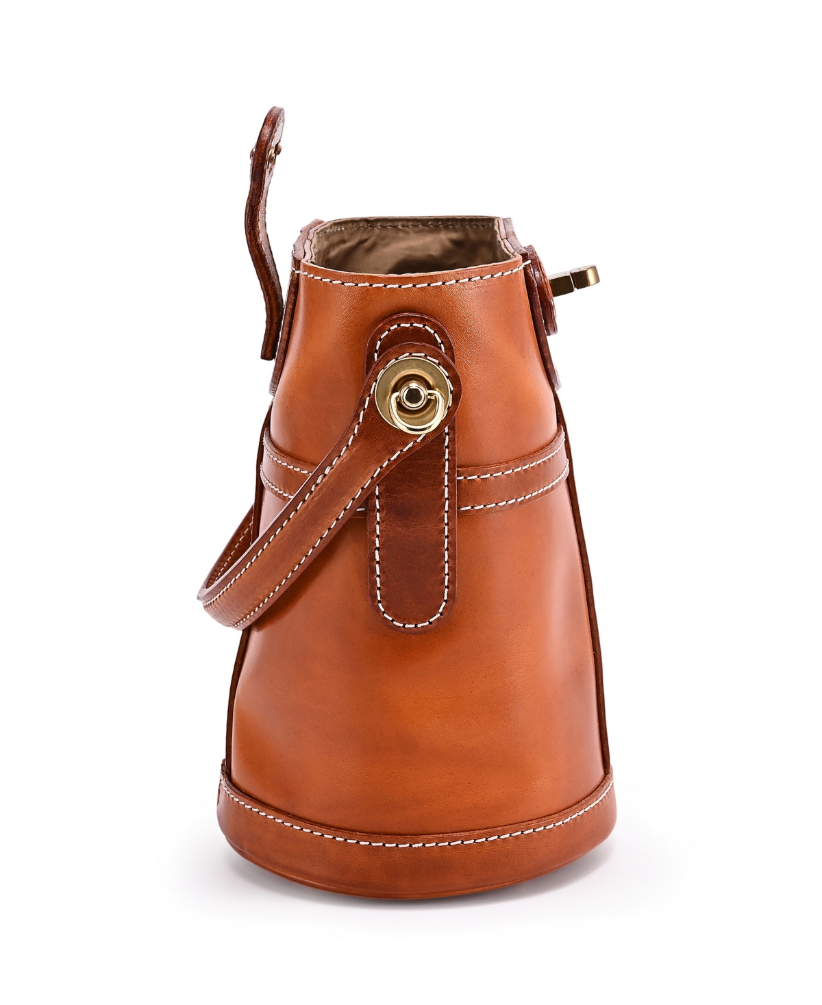 Old Trend Begonia Vintage Bucket Crossbody Bag In Caramel