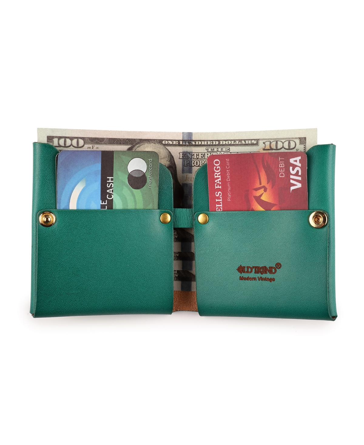 Old Trend Celosia Bifold Wallet In Aqua