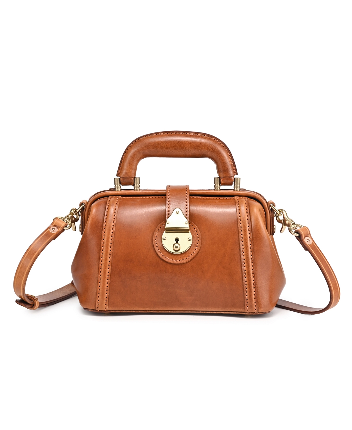Old Trend Azalea Mini Doctor Satchel Bag In Caramel