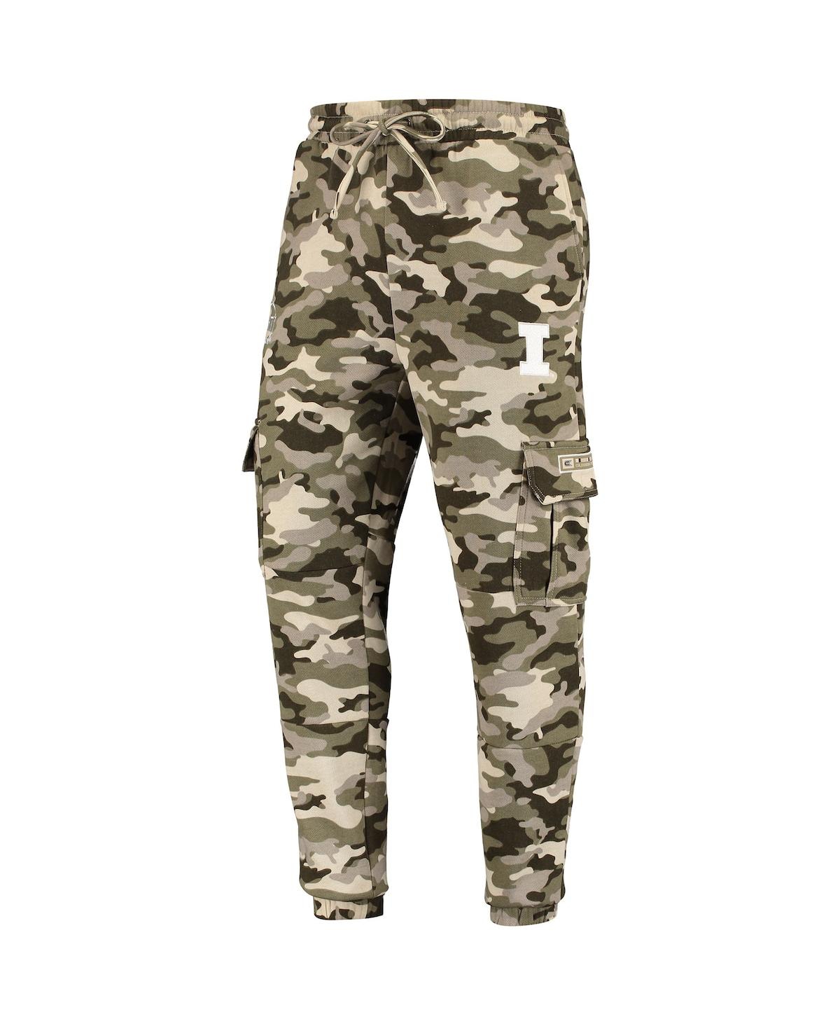 Colosseum Men'sIowa State Cyclones Oht Military Appreciation Code Fleece Pants - Camo