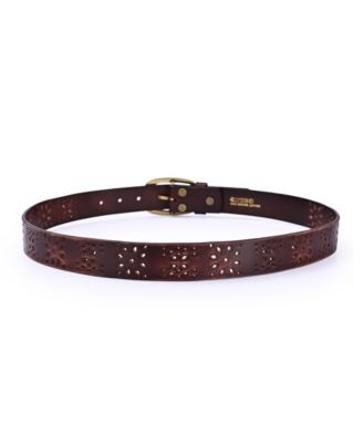 Women's Blooming Crocus Leather Belt