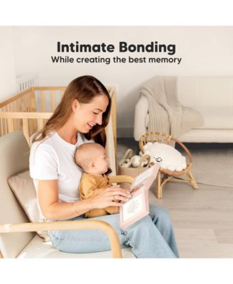 Fond Baby Hand and Footprint Kit Frame, Baby Shower Gifts for Boys, Girls, Newborn Baby Keepsake Footprint Kit