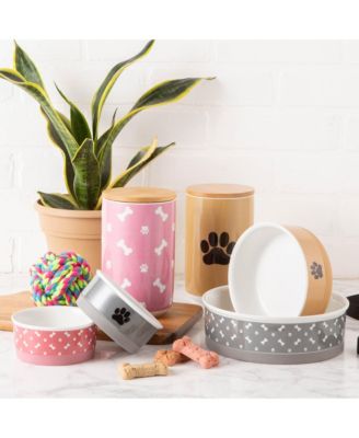 Paw Print Pet Bowl Set/2