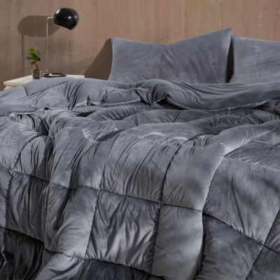 I'm Not a Baby, I Just Sleep Like One - Comforter - Gunmetal Navy