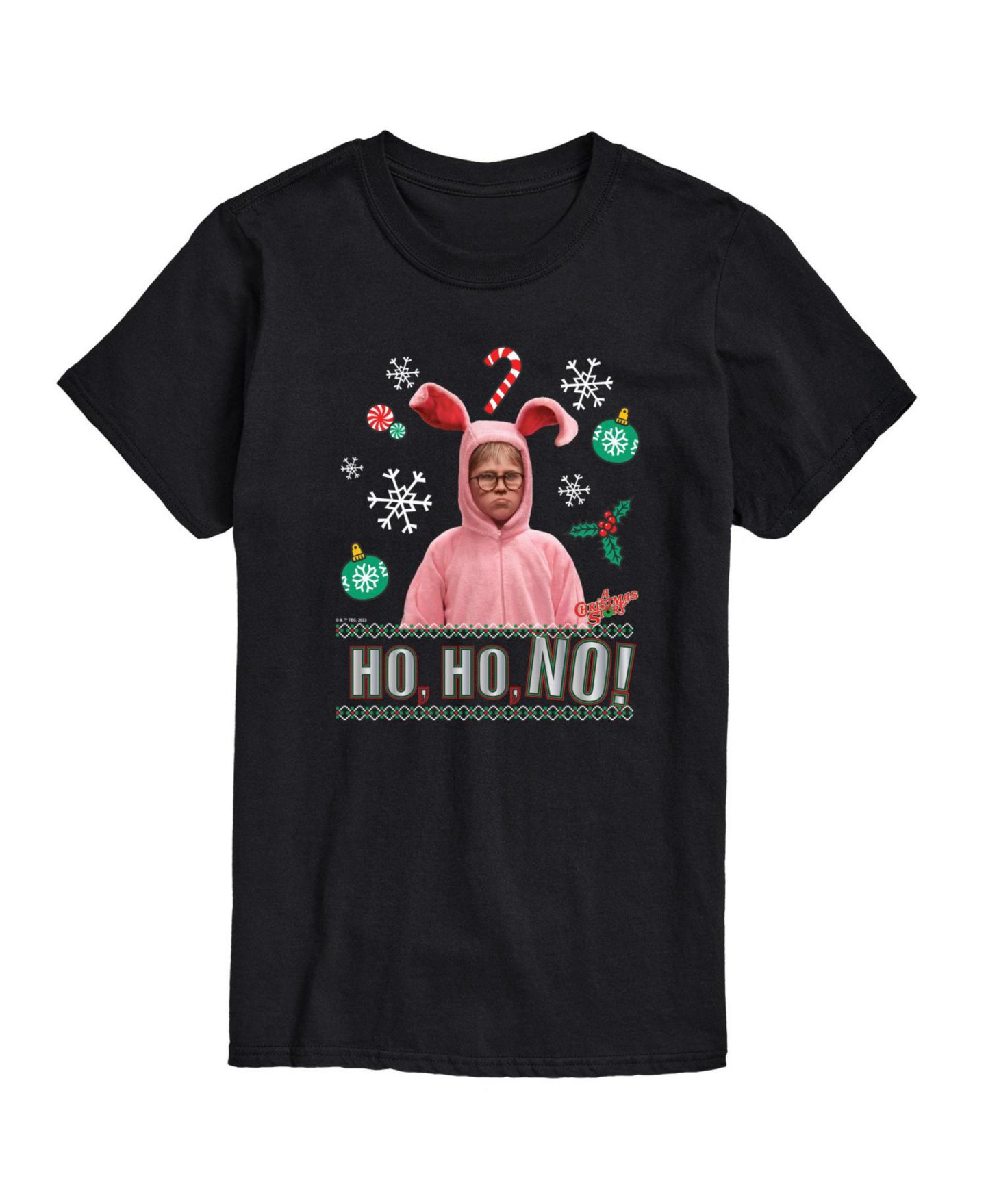 Мужская футболка AIRWAVES A Christmas Story Short Sleeve, цвет: Чёрный — фото 1
