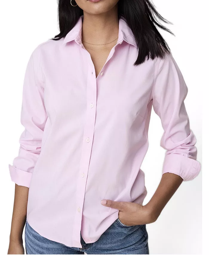 Women's Wrinkle-Free Stretch Cotton Bella Button Up Shirt