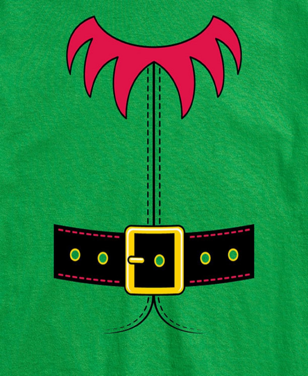 Airwaves Men's Elf Costume Short Sleeve Tee In Green