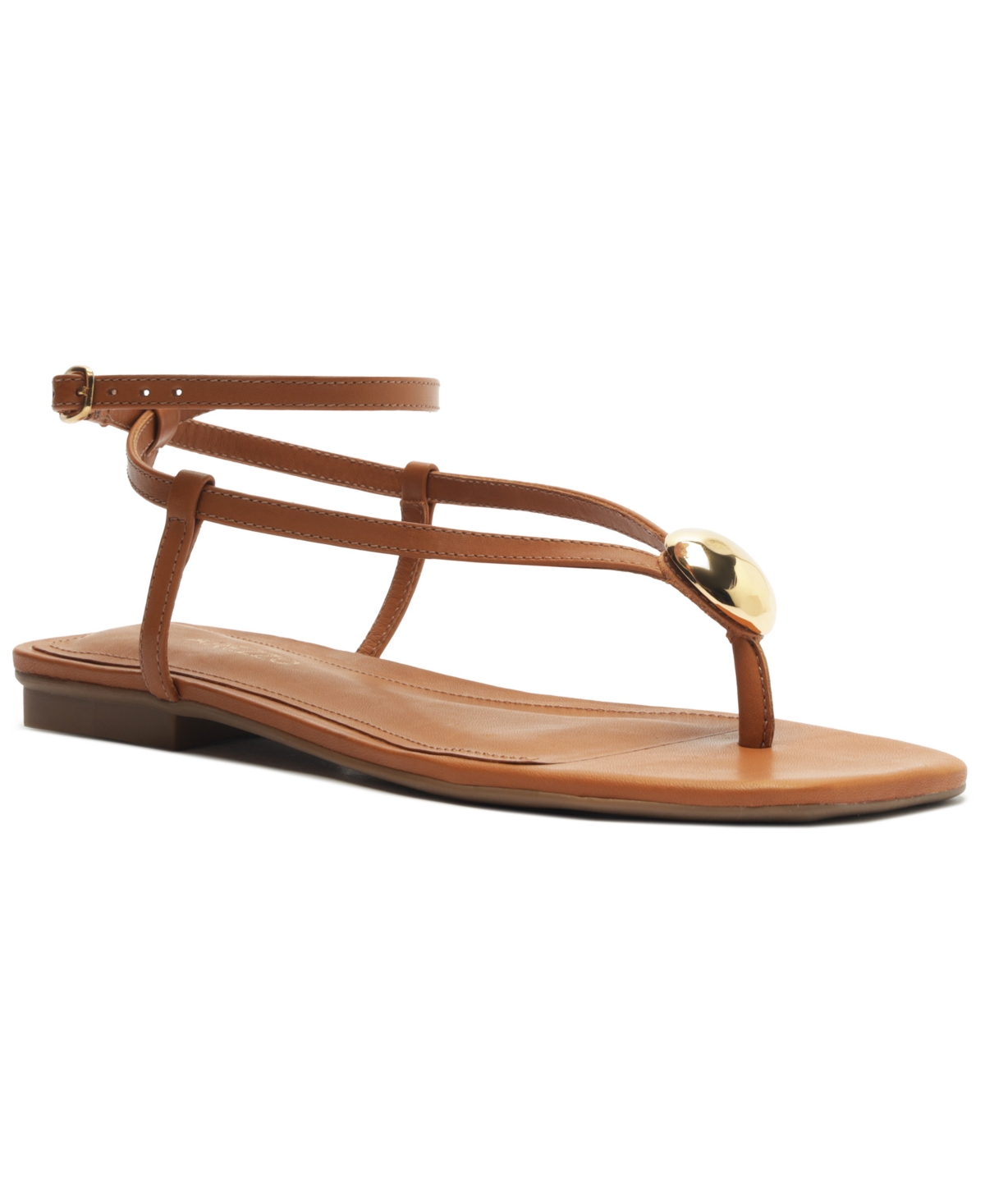 Women's Zuri Square Toe Flat Sandals - Jungle Nut