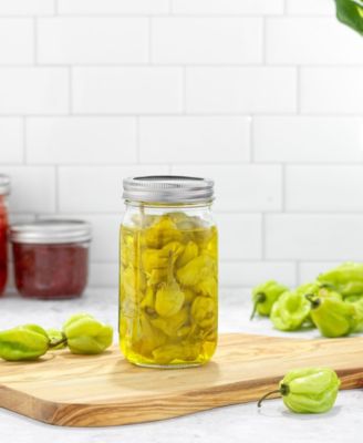 Regular Set of 6 Mason Jars with Airtight Lids