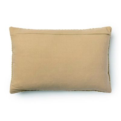 Madera Cross Weave Lumbar Throw Pillow Covers, 14"x 20", Set of 2