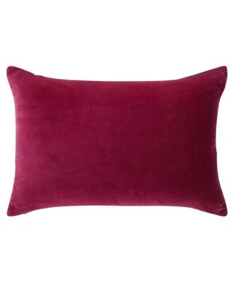 Stella Plush Velvet Decorative Pillow Cover, 14" x 20"
