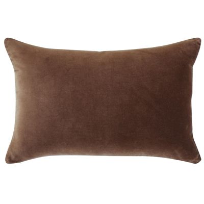 Stella Plush Velvet Lumbar Throw Pillow Covers, 14"x 20", Set of 2