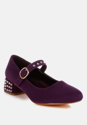 Womens Sima Studded Mary Jane Pumps