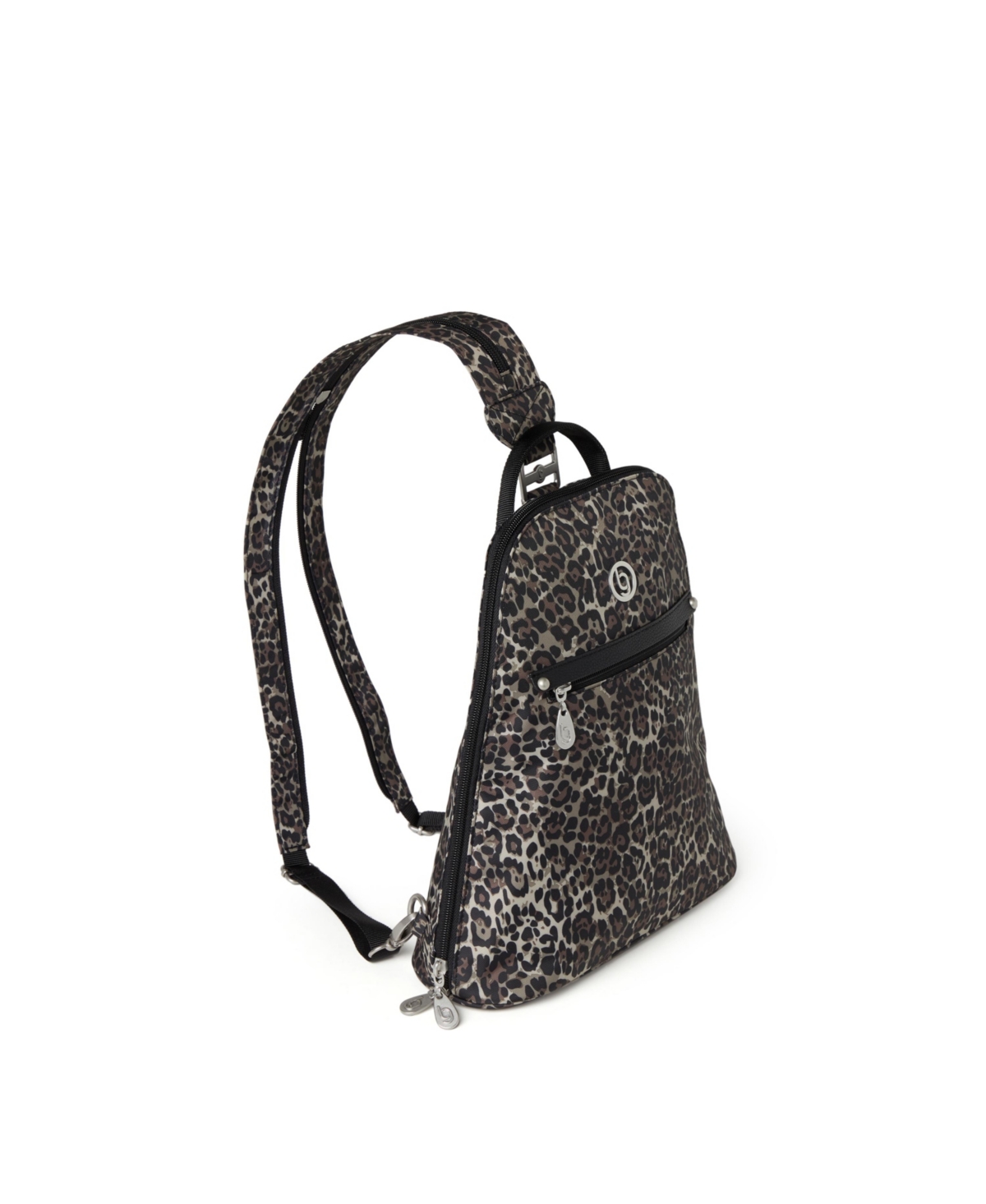 Baggallini Memphis Convertible Backpack -Black Cheetah