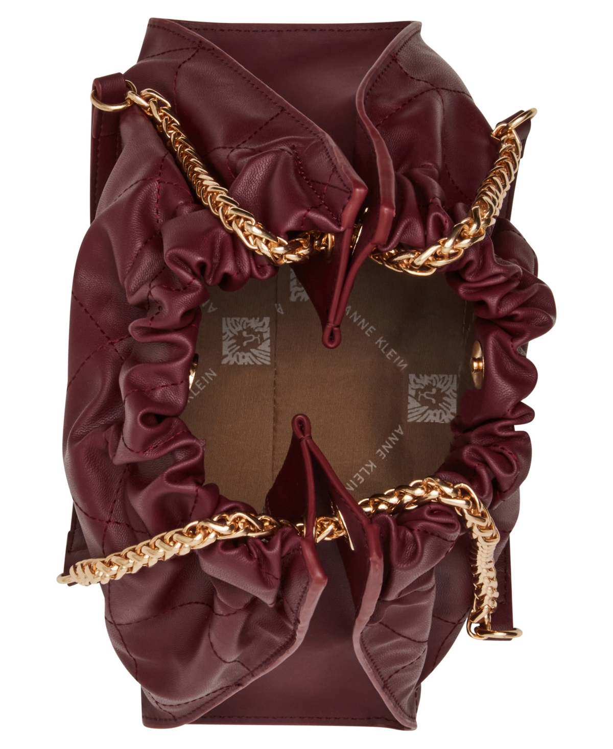 Anne Klein Stitched Quilted Medium Satchel Bag