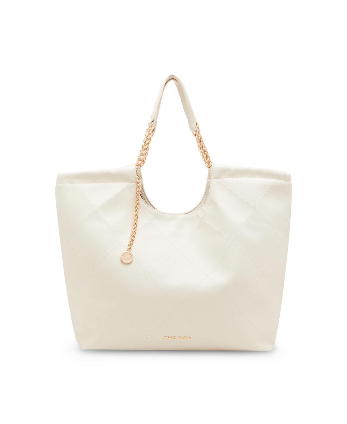 Anne Klein Stitched Quilted Large Tote Bag