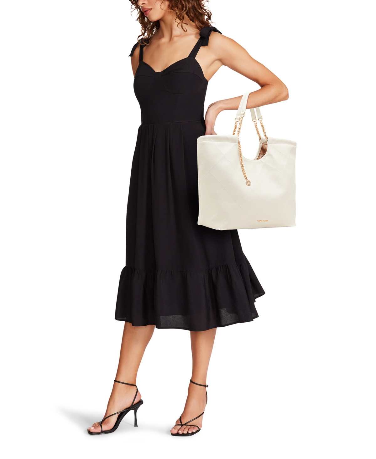 Anne Klein Stitched Quilted Large Tote Bag