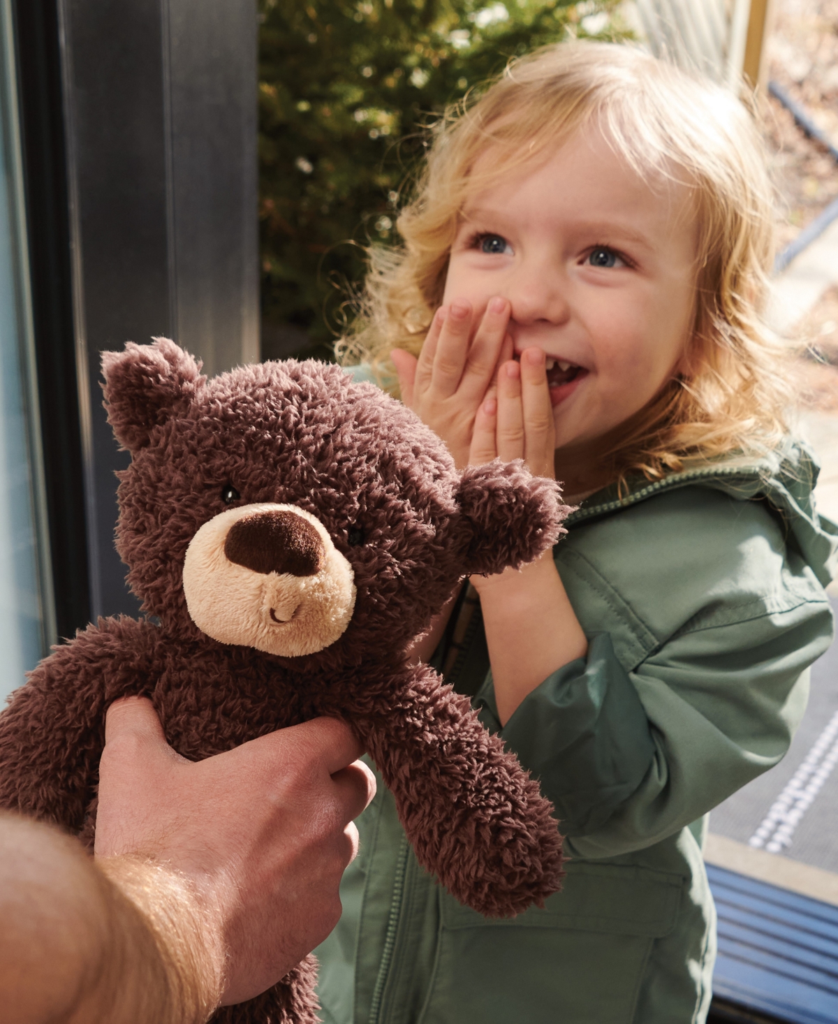 Shop Gund Fuzzy Teddy Bear, Premium Stuffed Animal In Multicolor