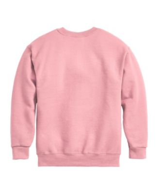 Big Girls Grinch Face Graphic Fleece Top