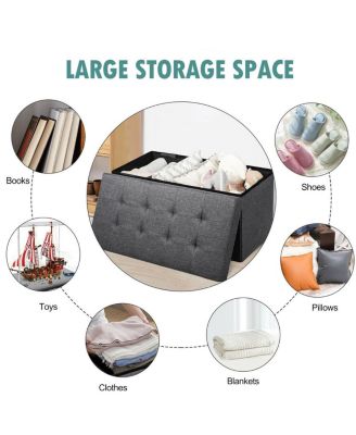 Foldable Storage with Removable Storage Bin