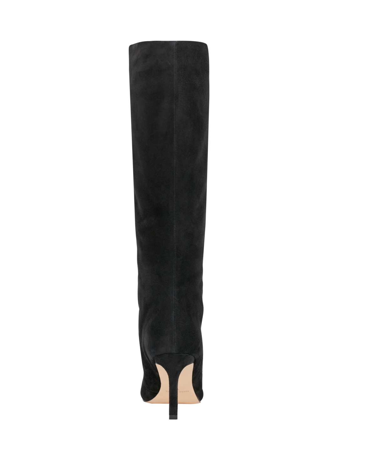 Marc Fisher Ltd Narysa Pointed Toe Knee High Boot In Black Suede