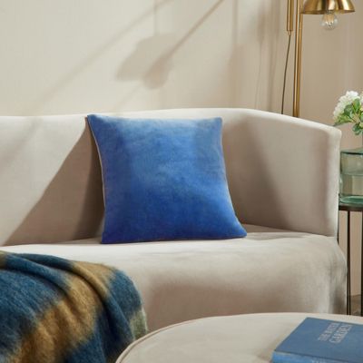 Stella Plush Velvet Throw Pillow Covers, 20"x 20", Set of 2