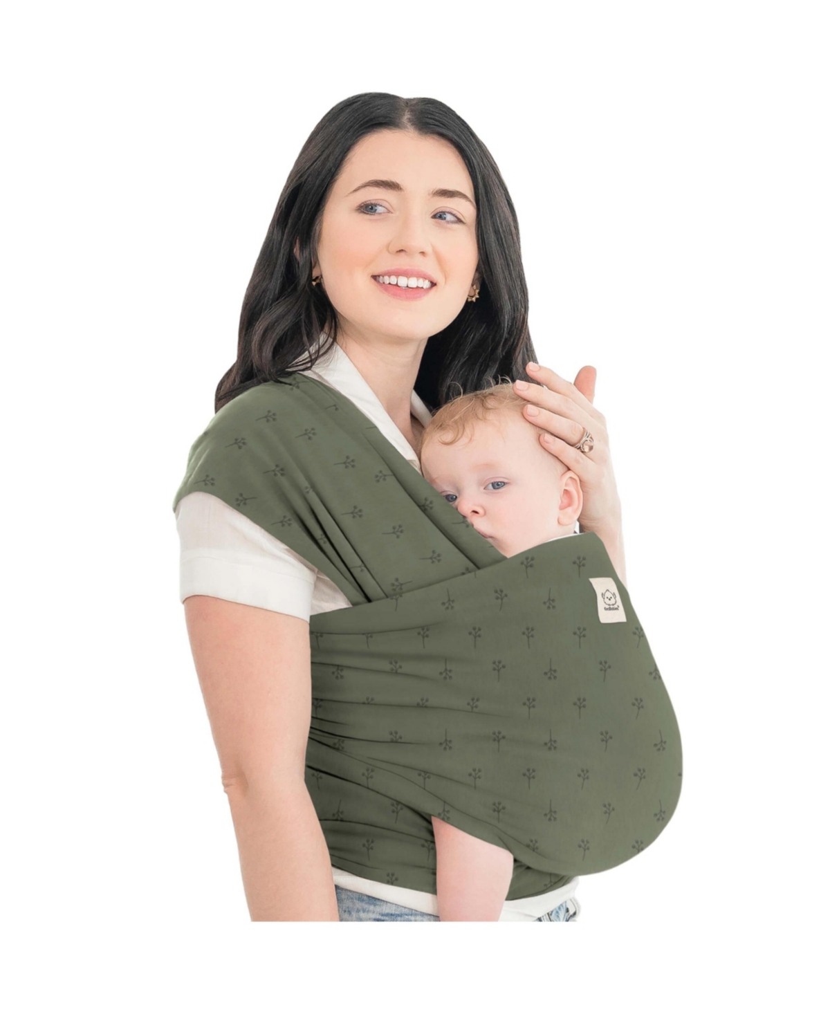 KeaBabies Original Baby Wraps Carrier, Baby Sling Carrier, Stretchy Infant Carrier for Newborn, Toddler - Forest berries