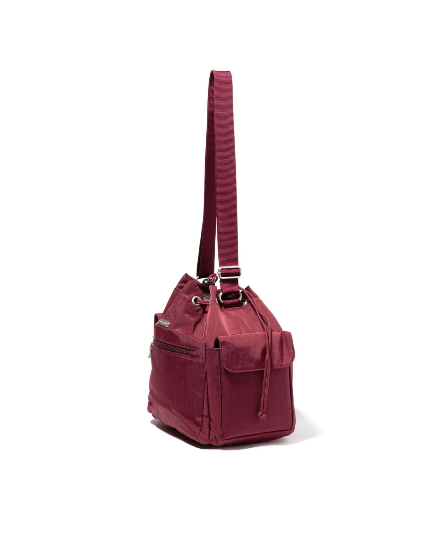 Женская сумка Baggallini Drawstring Crossbody, цвет: Тёмный вишнёвый — фото 2