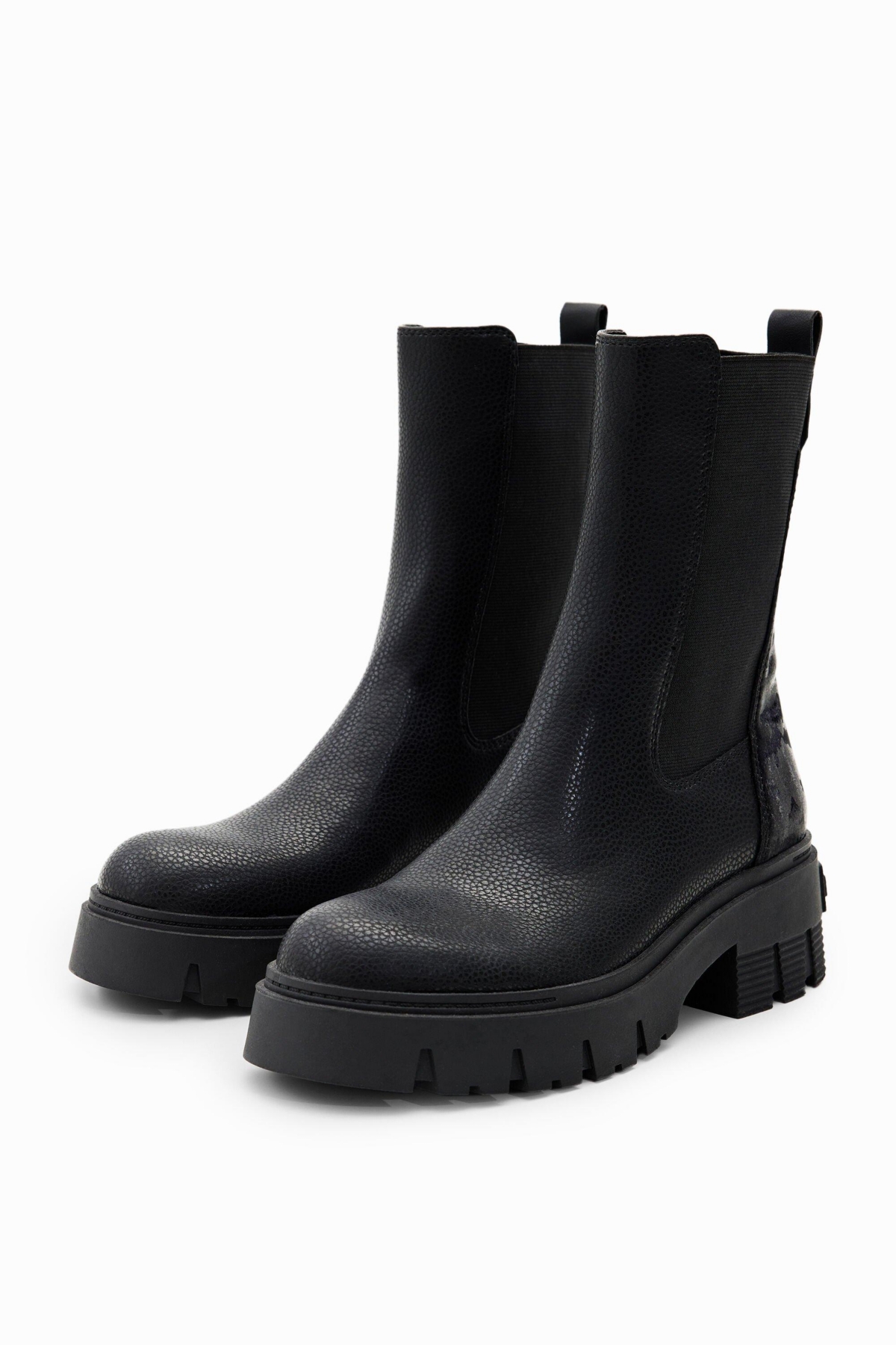 Desigual Women's Elasticated truck-sole Chelsea boots