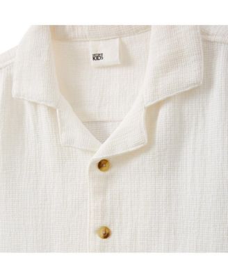 Little Boys Cabana Short Sleeve Shirt