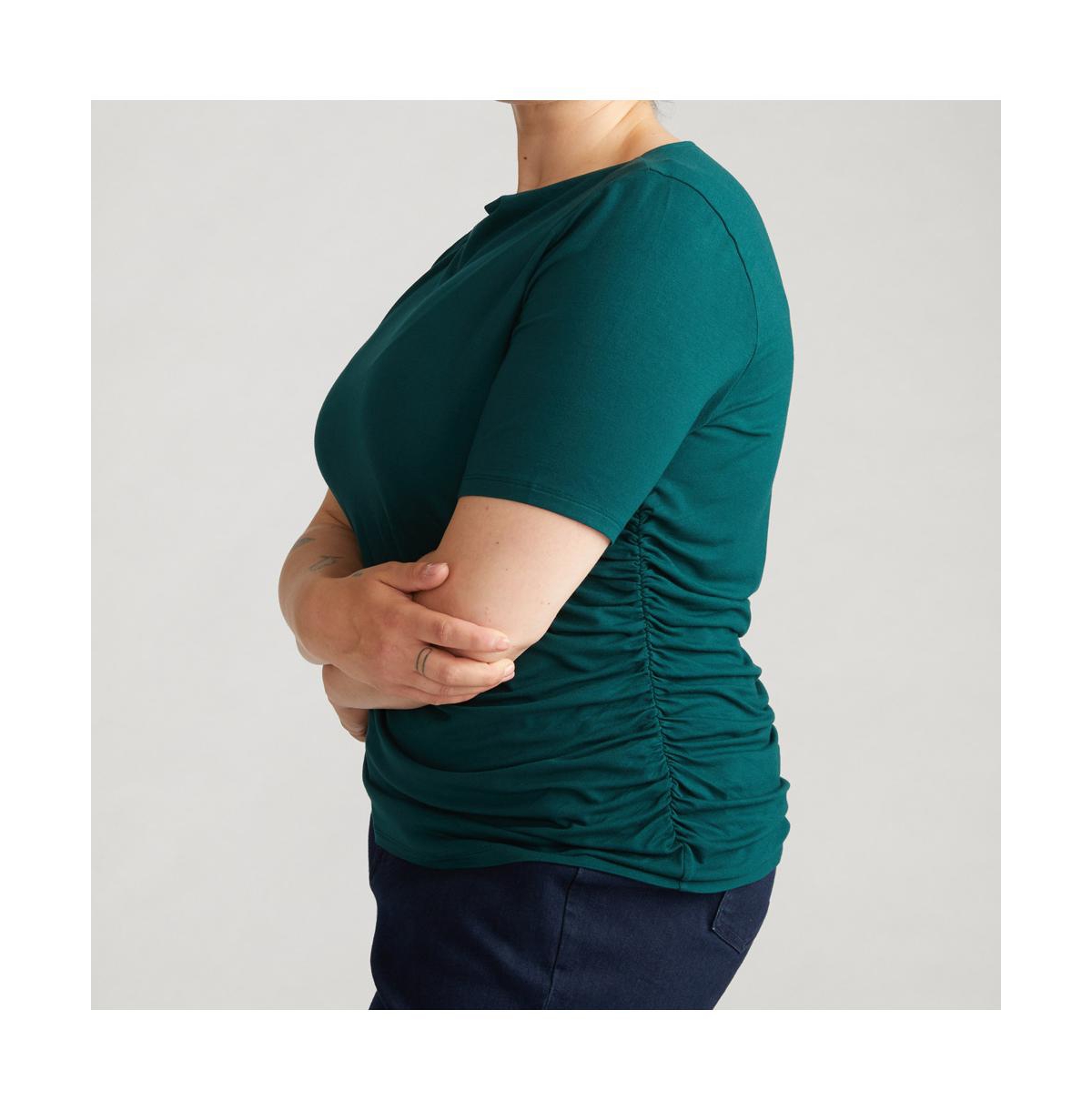 Universal Standard Plus Size Louise Short Sleeve Liquid Jersey Top