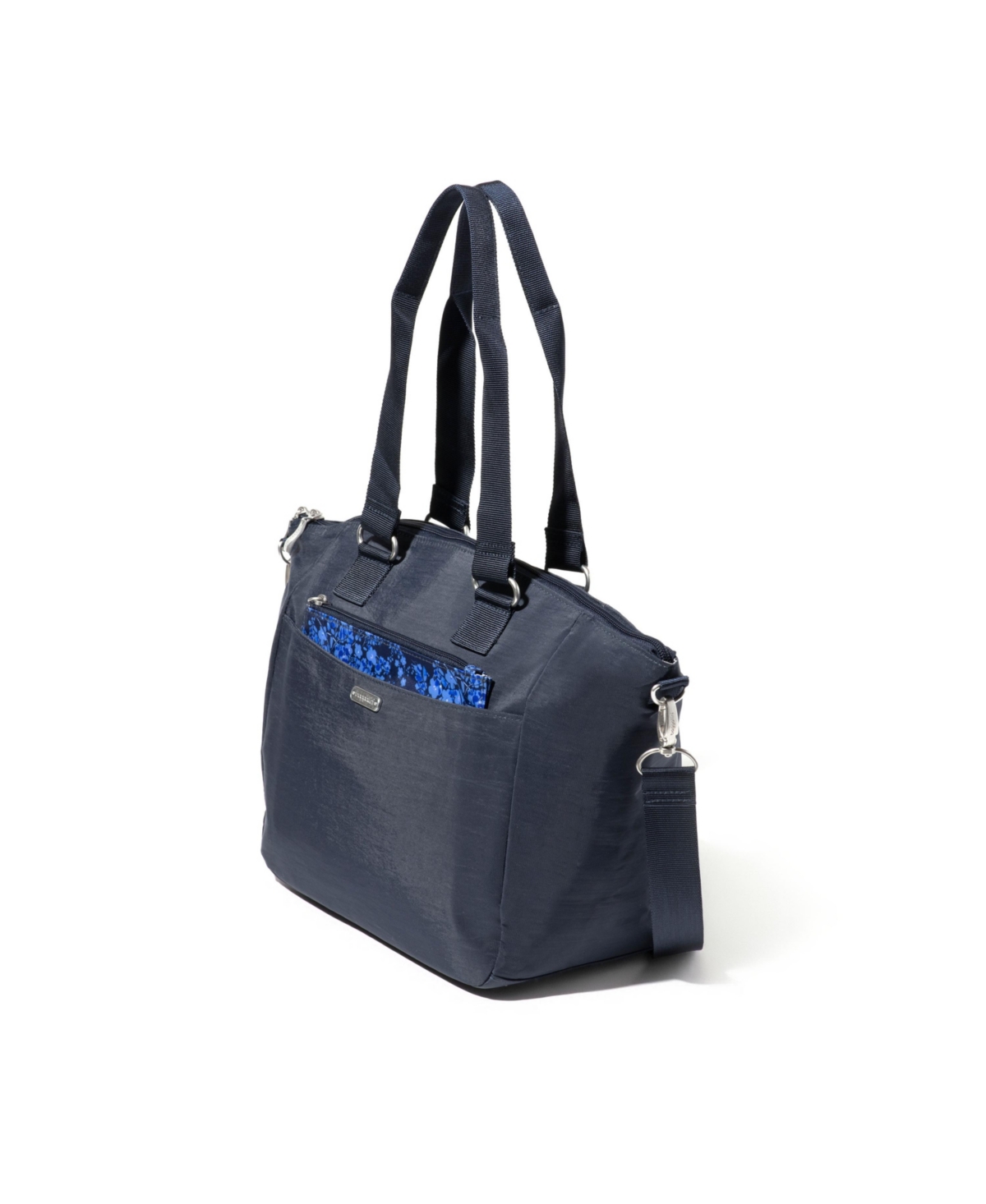 Baggallini All-day Removable Pouch Tote In French Navy