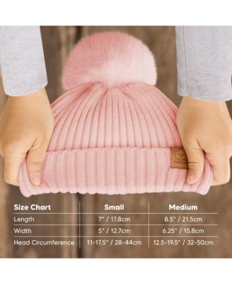 2pk Baby Hats, Baby Beanies, Newborn Hats for Baby Girls, Boys, Baby Winter Hat, 0-6 Months Infant Hat