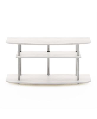 3-Tier No Tools TV Stand Entertainment Center Hold up to 46" TV