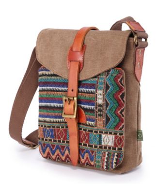 Four Season Canvas Crossbody Bag