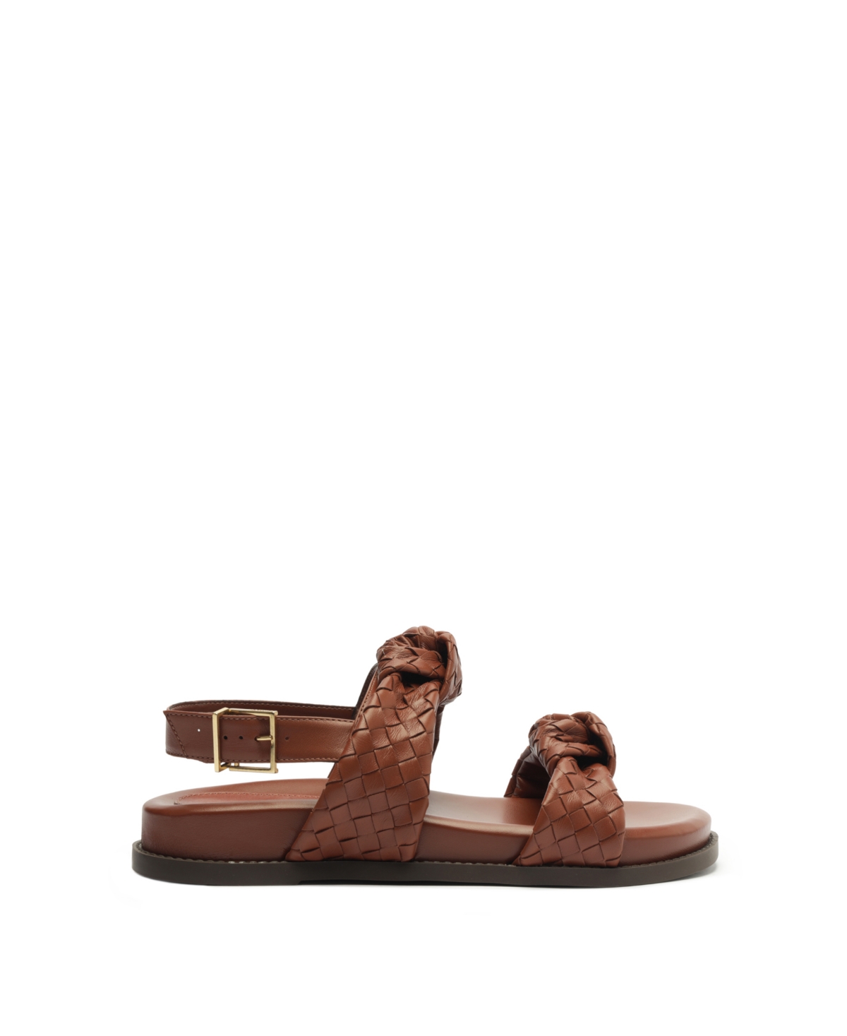 Shop Schutz Women's Kareena Knot Sporty Sandals In Brown