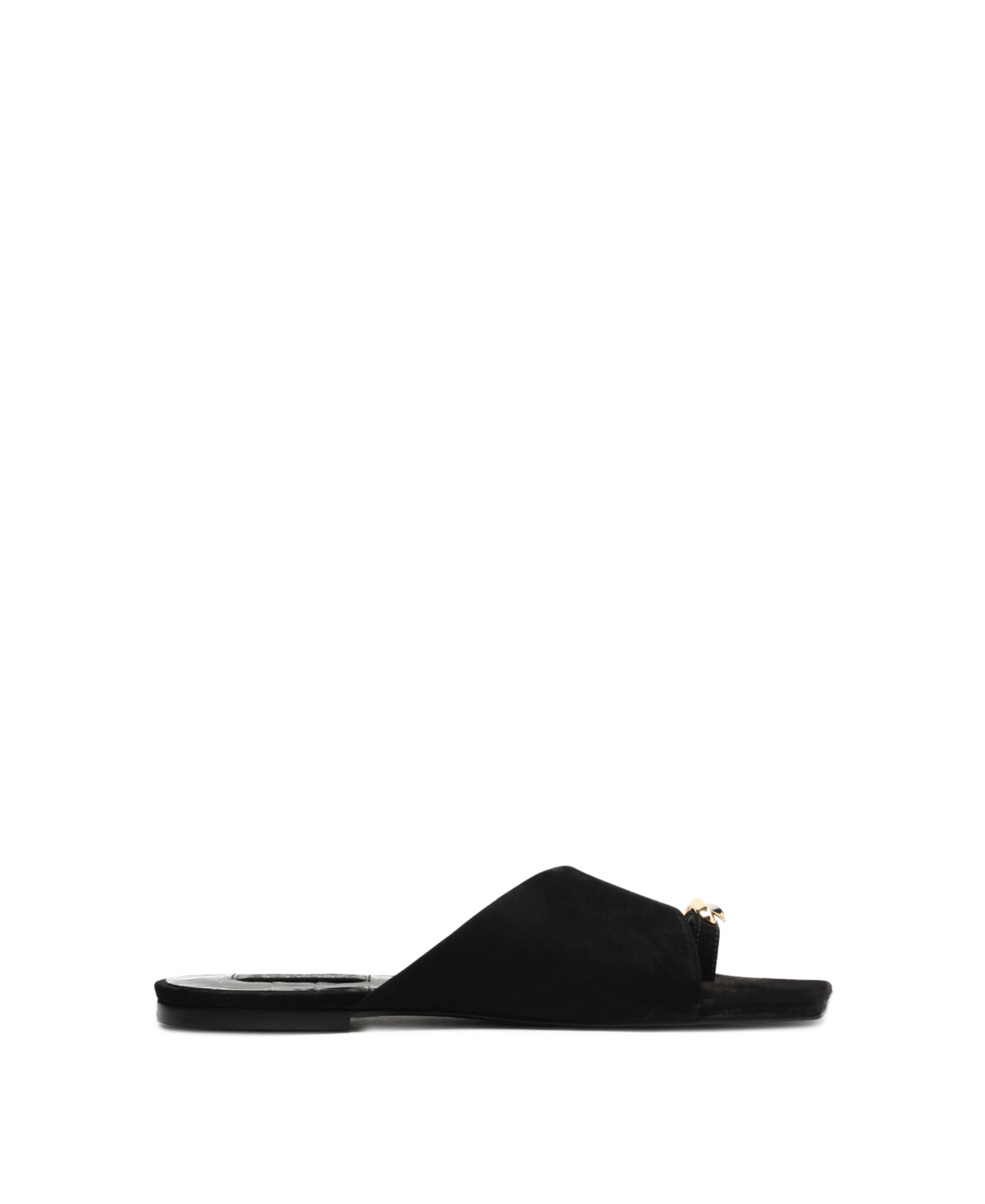 Shop Schutz Women's Jodie Slip On Flat Sandals In Black