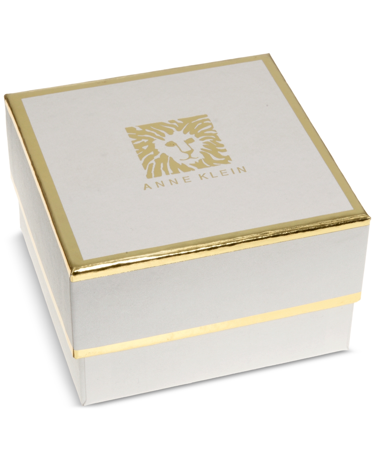 Anne Klein Gold-Tone& Mother-of-Pearl Flower Wreath Pin - Crystal