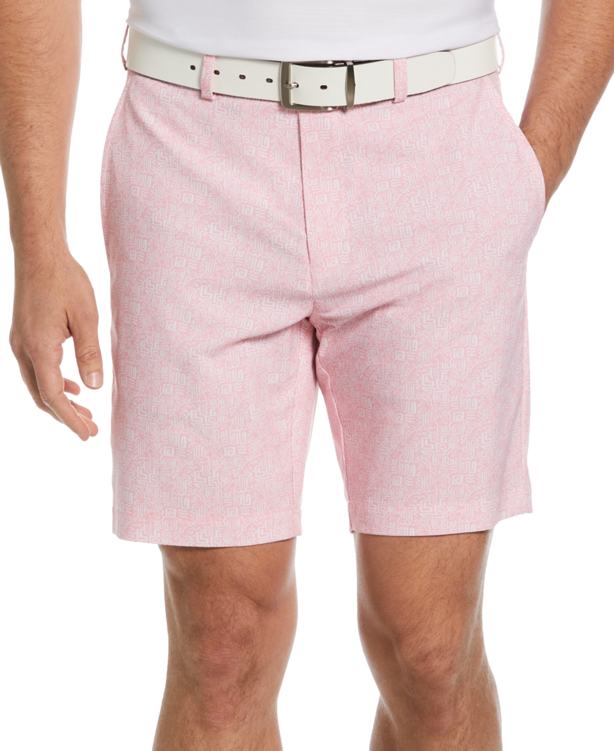 Men's Palm-Tree 8" Graphic Shorts - Plumeria