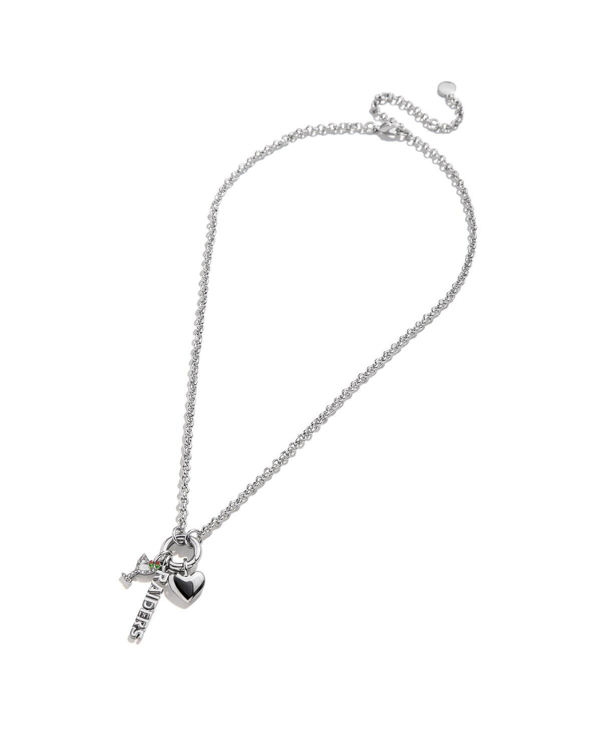 Shop Wear By Erin Andrews Las Vegas Raiders Charm Necklace In No Color