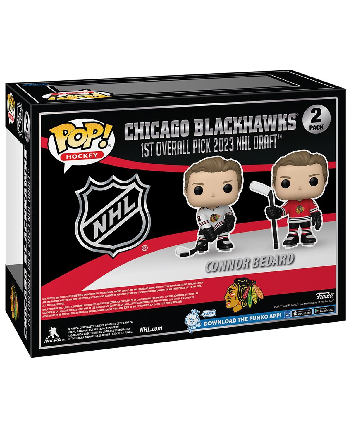 Funko Connor Bedard Chicago Blackhawks Fanatics Exclusive Two-pack Vinyl Figure In No Color