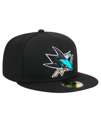 Men's Black San Jose Sharks Core 59FIFTY Fitted Hat