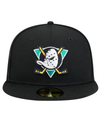 Men's Black Anaheim Ducks Core 59FIFTY Fitted Hat