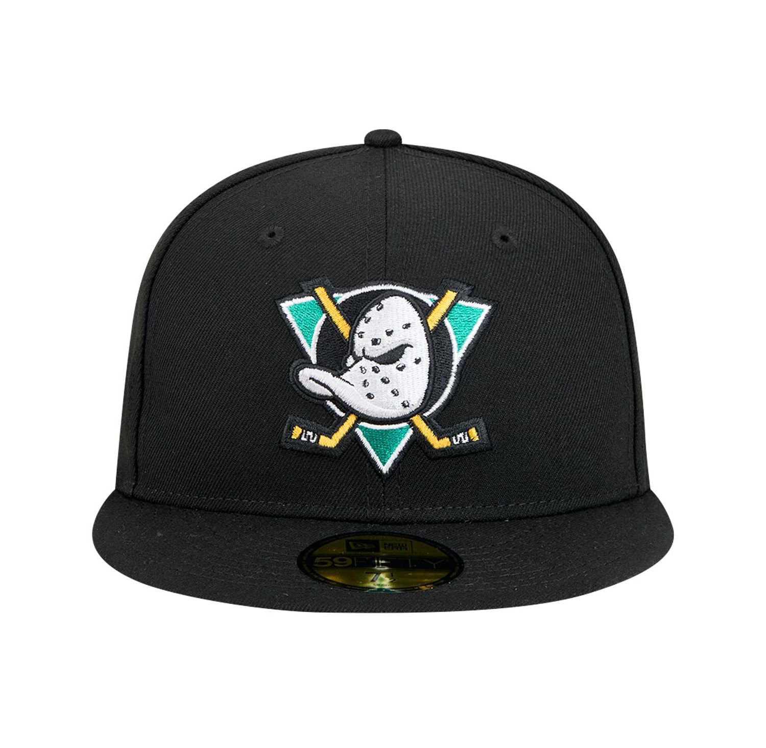 Men's Black Anaheim Ducks Core 59FIFTY Fitted Hat