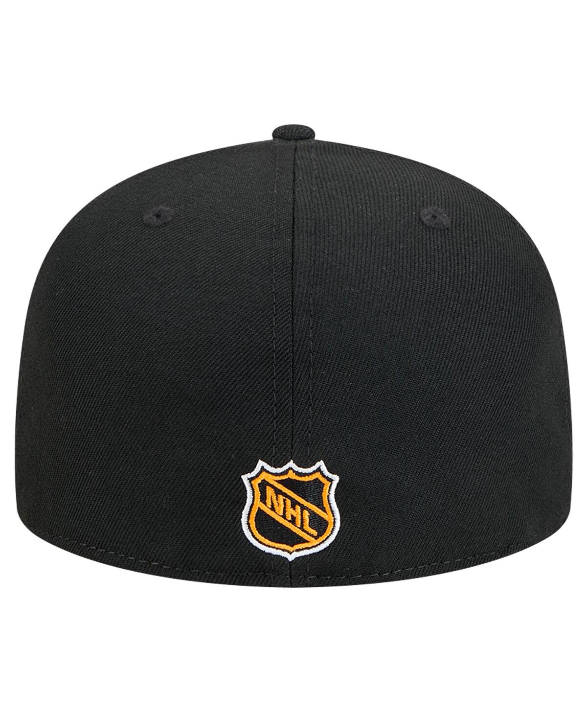 New Era Men's Black Anaheim Ducks Core 59fifty Fitted Hat In Black
