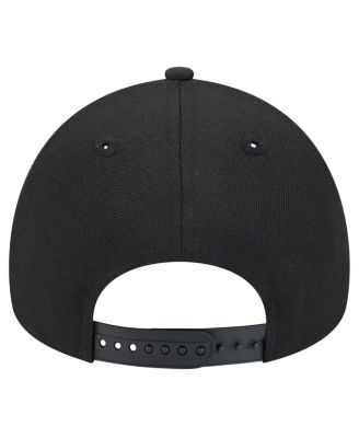 Men's Black Las Vegas Raiders Mystic 9FORTY A-Frame Adjustable Hat